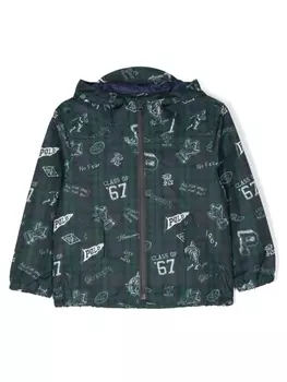 Ralph Lauren ветровка в клетку, зеленый
