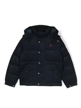 Ralph Lauren жилет с капюшоном и съемными рукавами, синий