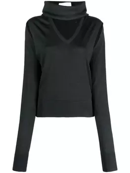 Ramael шелковый топ, черный