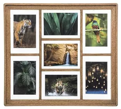 Рамка для фотографий Atmosphera Crateur d'intrieur aus Holz ELIOTT, бежевый