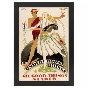 Рамка для фотографий LegendArte 1933 Good Things Nearer, черный