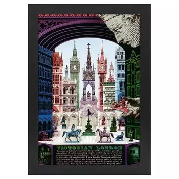 Рамка для фотографий LegendArte 1974 Victorian London, черный
