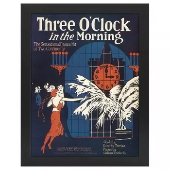 Рамка для фотографий LegendArte 3 o'clock in the morning, черный