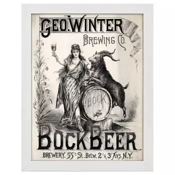 Рамка для фотографий LegendArte Geo. Winter Brewing Co, белый