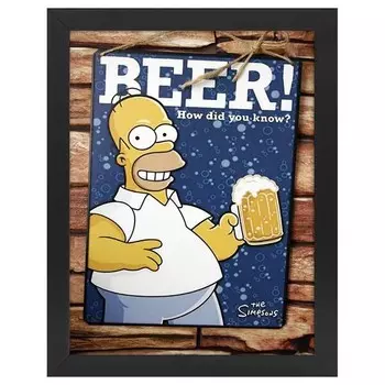 Рамка для фотографий LegendArte La Birra Dei Simpsons, черный