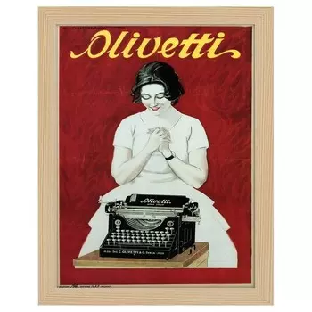 Рамка для фотографий LegendArte Olivetti Schreibmaschine цвет eiche dekor