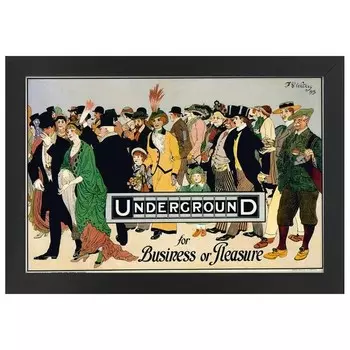 Рамка для фотографий LegendArte Poster 1913 Business, черный