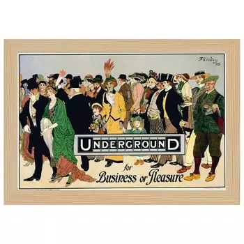 Рамка для фотографий LegendArte Poster 1913 Business цвет eiche