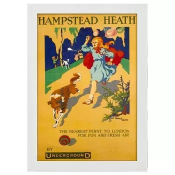 Рамка для фотографий LegendArte Poster 1915 Hampstead Heath, белый