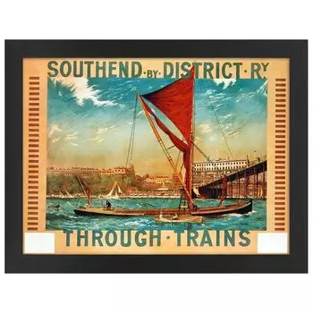 Рамка для фотографий LegendArte Poster 1915 Southend, черный