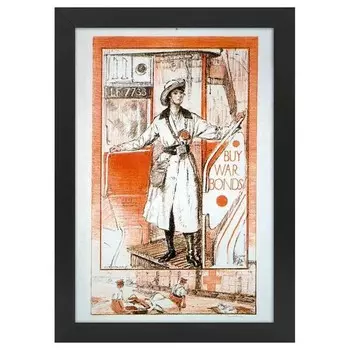 Рамка для фотографий LegendArte Poster 1915 War Bonds1, черный