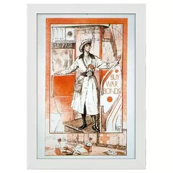 Рамка для фотографий LegendArte Poster 1915 War Bonds1, белый