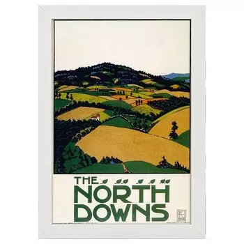 Рамка для фотографий LegendArte Poster 1916 North Downs, белый