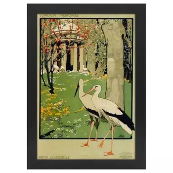 Рамка для фотографий LegendArte Poster 1918 Kew Gardens, черный