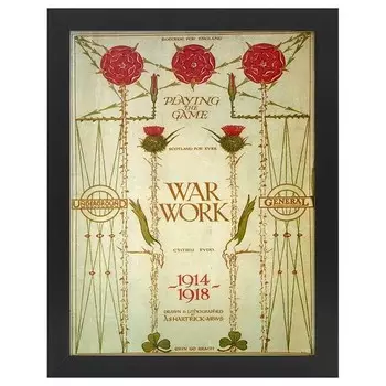 Рамка для фотографий LegendArte Poster 1919 War Work, черный