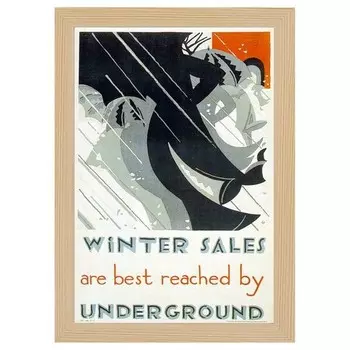 Рамка для фотографий LegendArte Poster 1921 Winter Sales цвет eiche