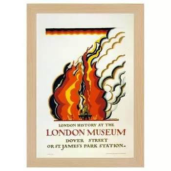 Рамка для фотографий LegendArte Poster 1922 London Museum цвет eiche