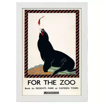 Рамка для фотографий LegendArte Poster 1925 Zoo, белый