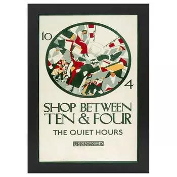 Рамка для фотографий LegendArte Poster 1926 Quiet Hours, черный