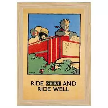 Рамка для фотографий LegendArte Poster 1926 Ride General цвет eiche