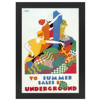 Рамка для фотографий LegendArte Poster 1926 Summer Sales, черный