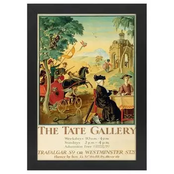 Рамка для фотографий LegendArte Poster 1928 London Museum, черный