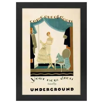 Рамка для фотографий LegendArte Poster 1928 New Dress, черный