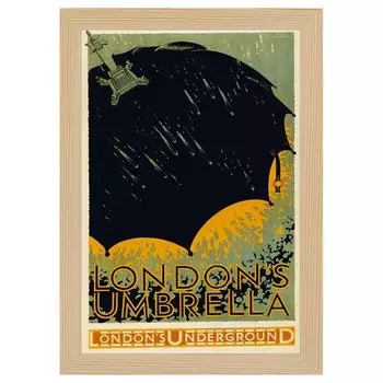 Рамка для фотографий LegendArte Poster 1929 No Wet No Cold цвет eiche