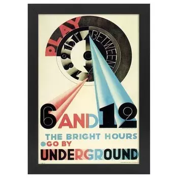 Рамка для фотографий LegendArte Poster 1930 Bright Hours, черный