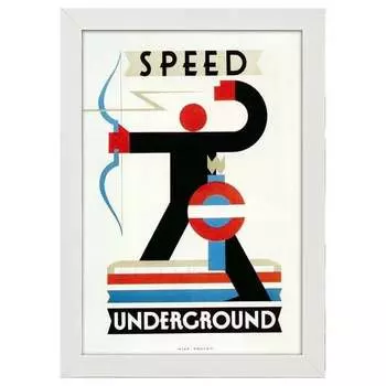 Рамка для фотографий LegendArte Poster 1930 Speed, белый