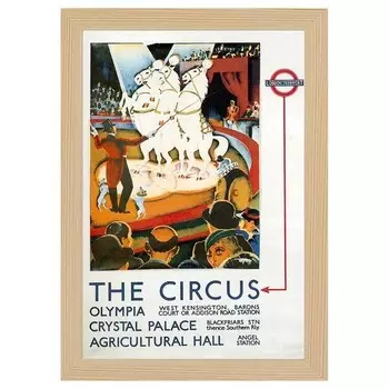 Рамка для фотографий LegendArte Poster 1933 Circus цвет eiche