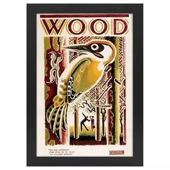 Рамка для фотографий LegendArte Poster 1933 Wood, черный