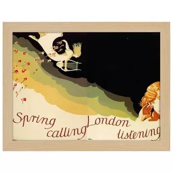 Рамка для фотографий LegendArte Poster 1935 Spring Calling цвет eiche
