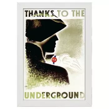 Рамка для фотографий LegendArte Poster 1935 Thanks, белый