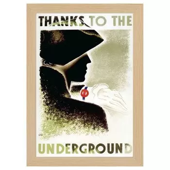 Рамка для фотографий LegendArte Poster 1935 Thanks цвет eiche