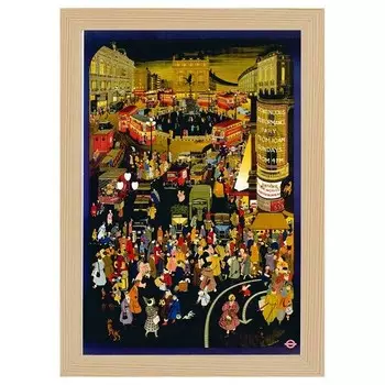 Рамка для фотографий LegendArte Poster 1950 Winter London цвет eiche