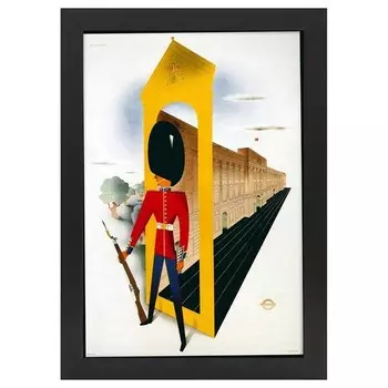 Рамка для фотографий LegendArte Poster 1953 Royal London, черный
