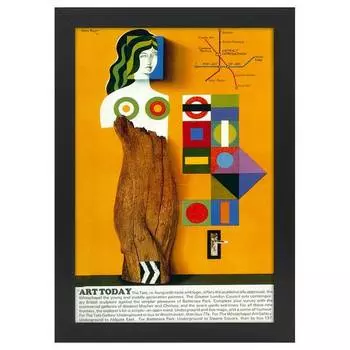 Рамка для фотографий LegendArte Poster 1966 Art Today, черный