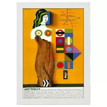 Рамка для фотографий LegendArte Poster 1966 Art Today, белый