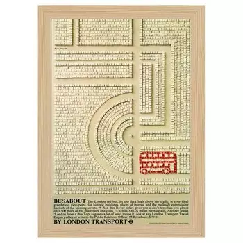 Рамка для фотографий LegendArte Poster 1970 Busabout цвет eiche