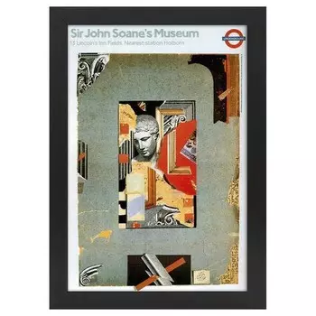 Рамка для фотографий LegendArte Poster 1987 Soane Museum, черный