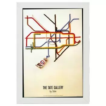 Рамка для фотографий LegendArte Poster 1987 Tate Gallery, белый