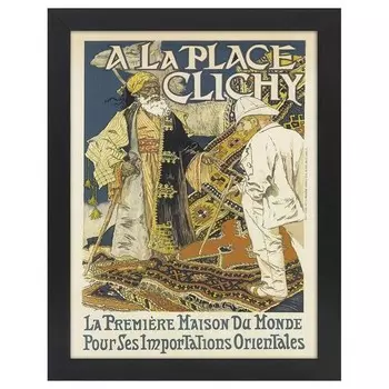 Рамка для фотографий LegendArte Poster A la Place Clichy, черный