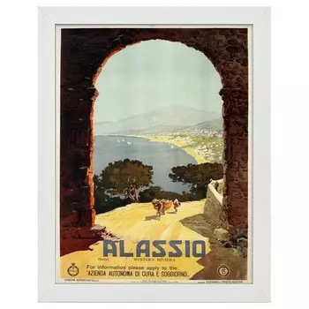 Рамка для фотографий LegendArte Poster Alassio, белый