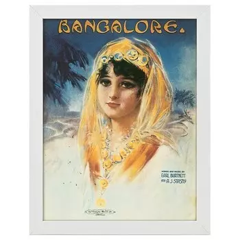 Рамка для фотографий LegendArte Poster Bangalore, белый