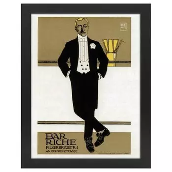 Рамка для фотографий LegendArte Poster Bar Riche, черный