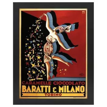 Рамка для фотографий LegendArte Poster Baratti & Milano, черный