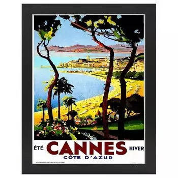 Рамка для фотографий LegendArte Poster Cannes, черный