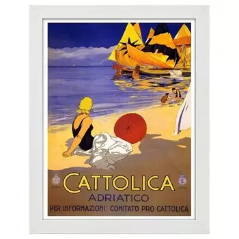 Рамка для фотографий LegendArte Poster Cattolica, белый