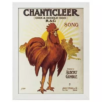 Рамка для фотографий LegendArte Poster Chanticleer, белый
